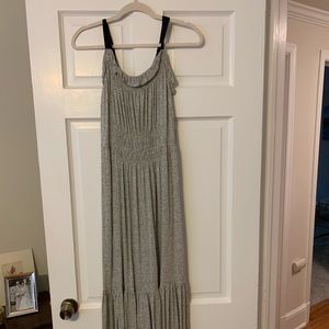 Rebecca Taylor long grey cotton dress